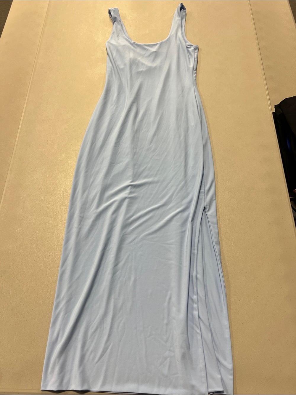 AYM Light Blue Sleeveless Maxi Dress
